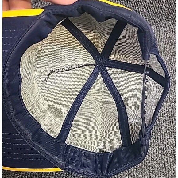 Vintage 3 Stripe Trucker Hat "Overnite Transportation Co." - Picture 4 of 6